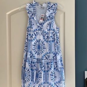 Vineyard Vines scarf print beach dress XS. Brand new with tags!